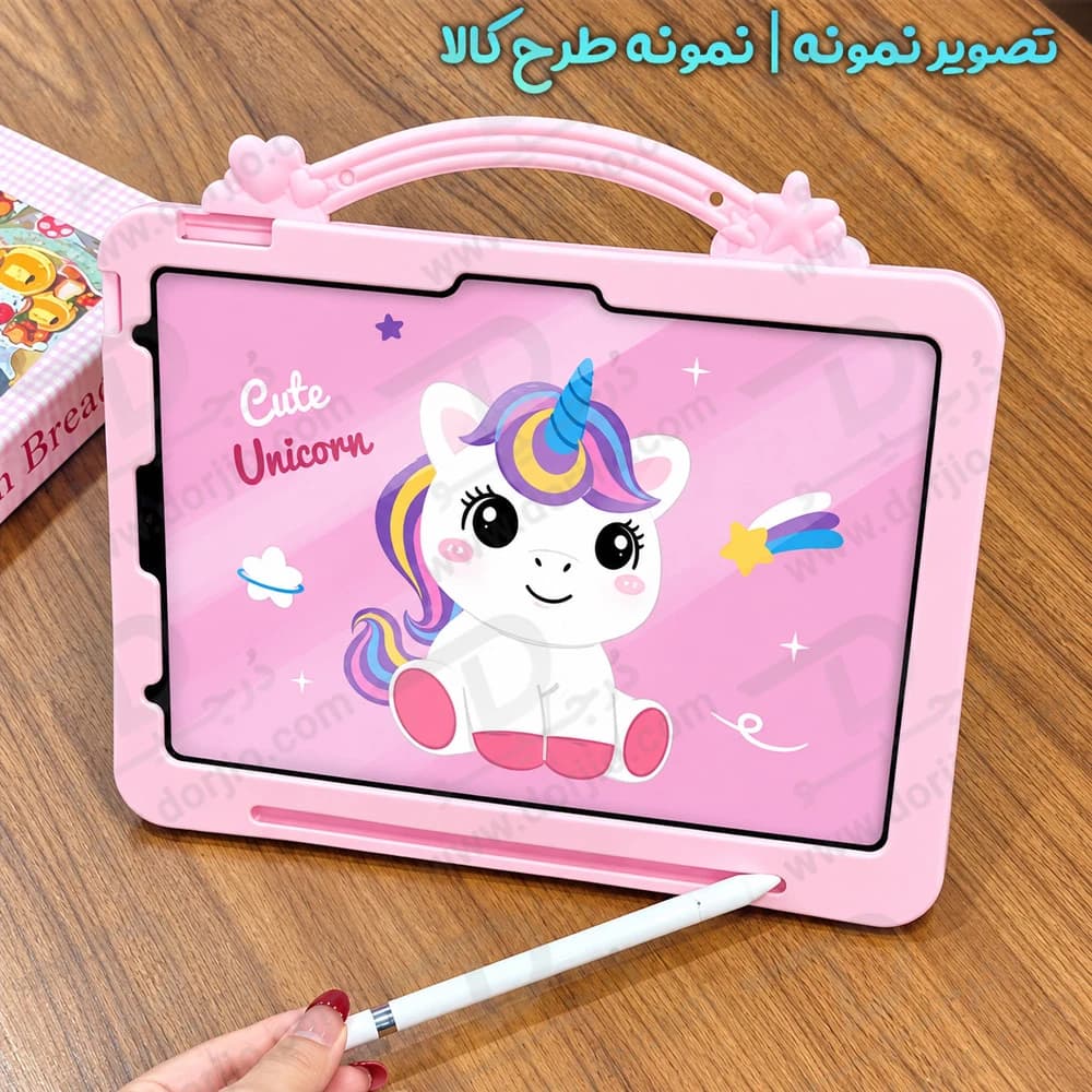 قاب سیلیکونی فانتزی تبلت Galaxy Tab A9 Plus ( X216 ) | طرح یونیکورن Unicorn — تصویر ۷
