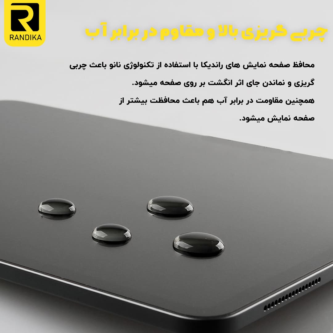 محافظ صفحه نمایش شیشه ای راندیکا مدل Premium Full مناسب برای گوشی موبایل سامسونگ Galaxy A06 — تصویر ۴