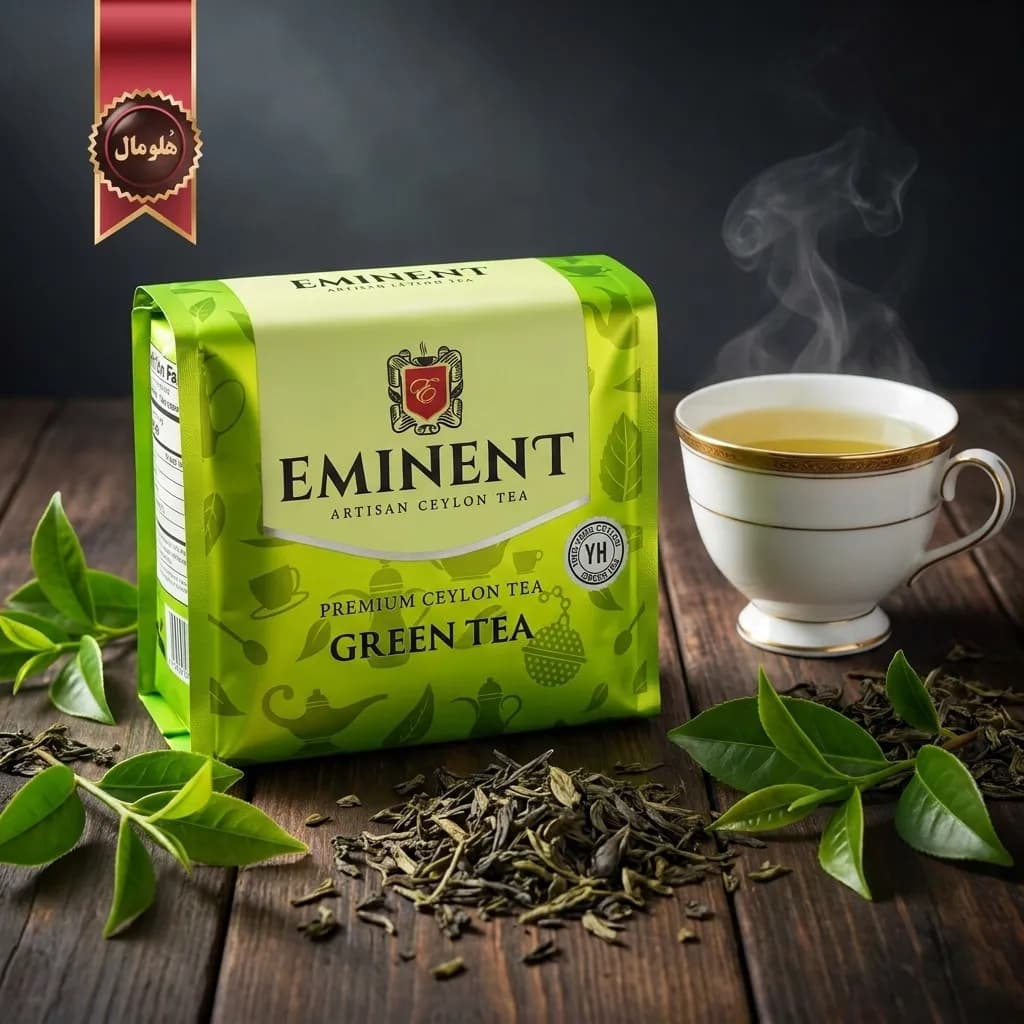 6 عدد چای سبز امیننت Eminent مدل Green Tea وزن 250 گرم (اورجینال) — تصویر ۲