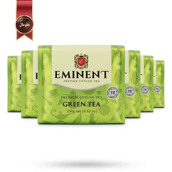 6 عدد چای سبز امیننت Eminent مدل Green Tea وزن 250 گرم (اورجینال)