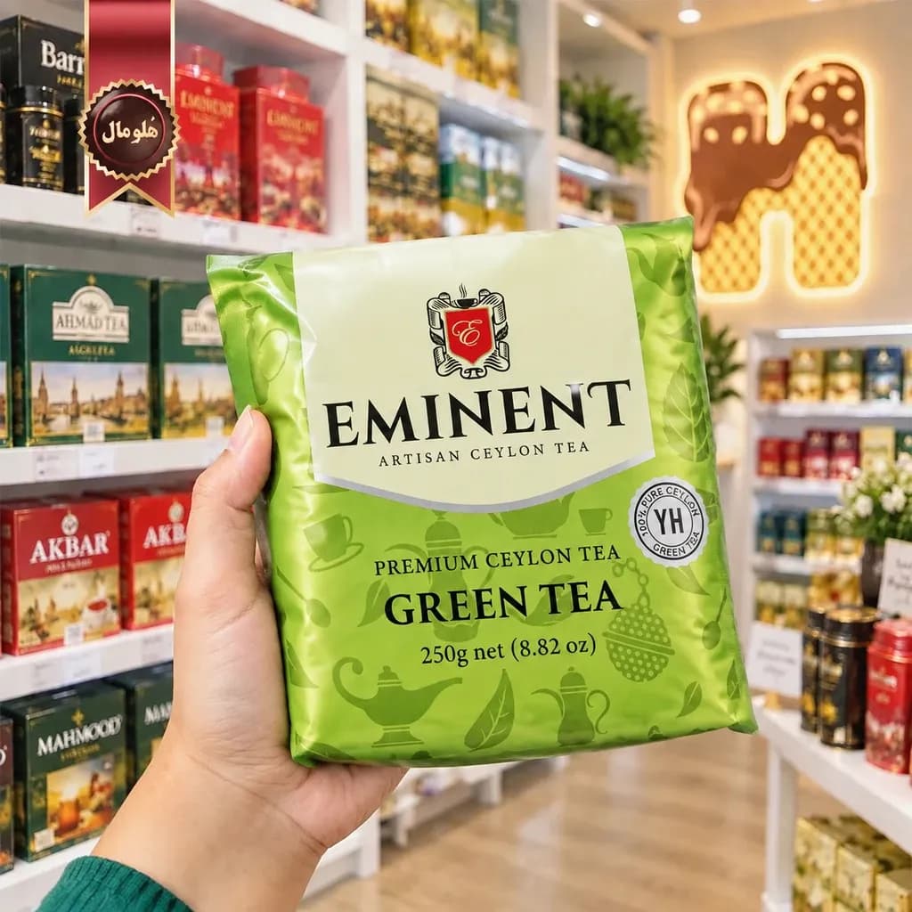 6 عدد چای سبز امیننت Eminent مدل Green Tea وزن 250 گرم (اورجینال) — تصویر ۳