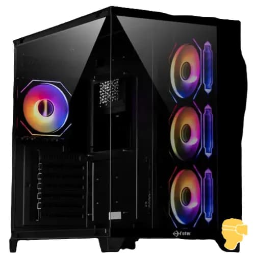 کیس اسمبل شده بازی سازی فاطر سری آمیتیست مدل Fater FS-GameMaking با کیس مدل fater-fg-880b — تصویر ۳