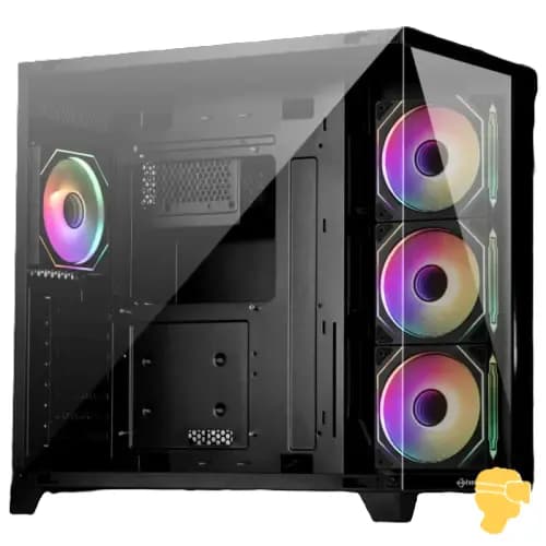 کیس اسمبل شده بازی سازی فاطر سری آمیتیست مدل Fater FS-GameMaking با کیس مدل fater-fg-880b — تصویر ۲