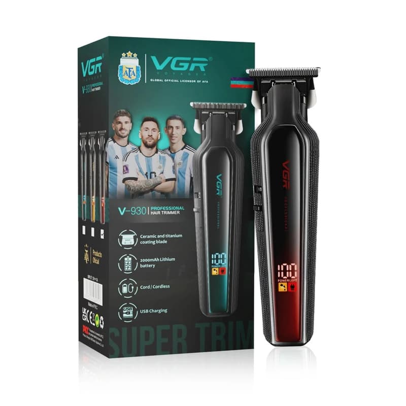 ماشین اصلاح موی سر و صورت شارژی وی جی ار مدل V-930 — تصویر ۴