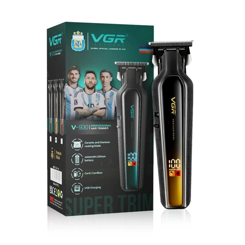 ماشین اصلاح موی سر و صورت شارژی وی جی ار مدل V-930 — تصویر ۵