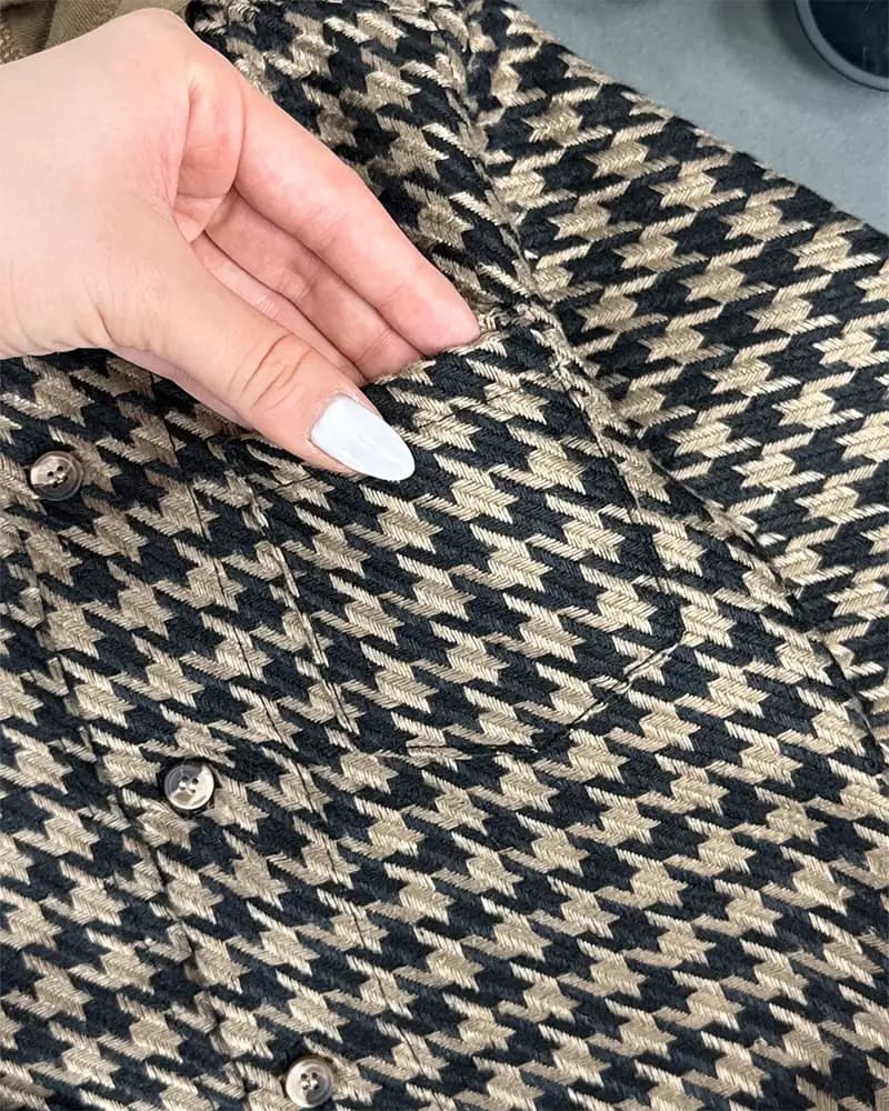 شومیز بچگانه پیچازی مدل کلاه نسکافه ای کد A-4030 — تصویر ۵