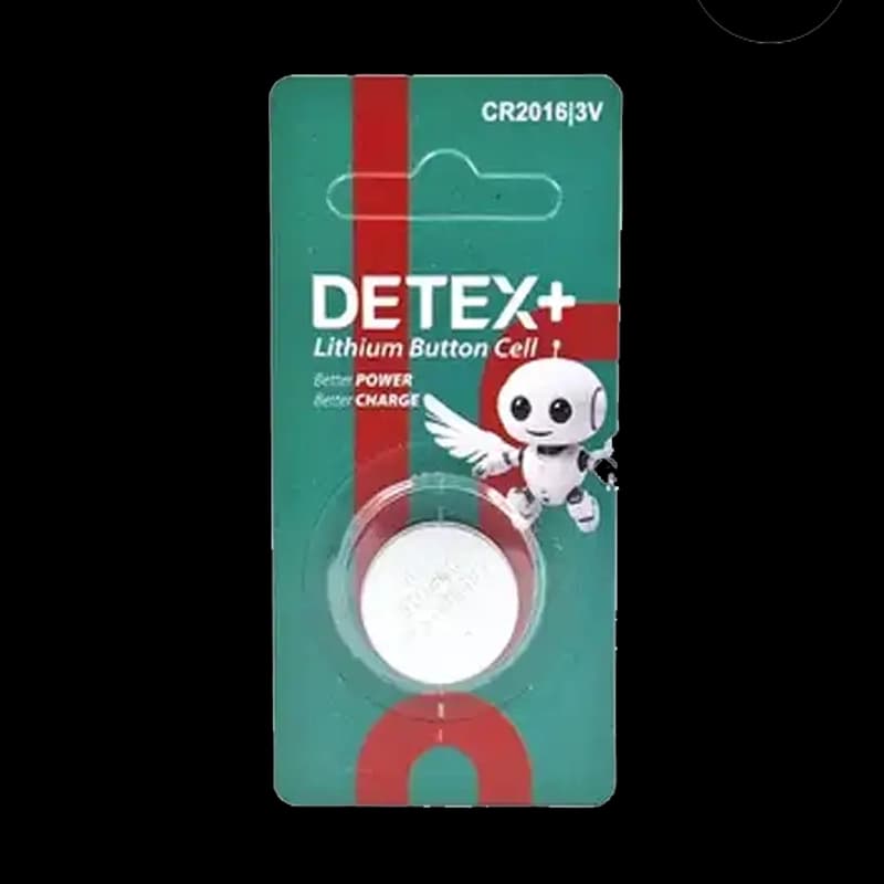 باتری سکه ای 2025-2032-2016 DETEX — تصویر ۳