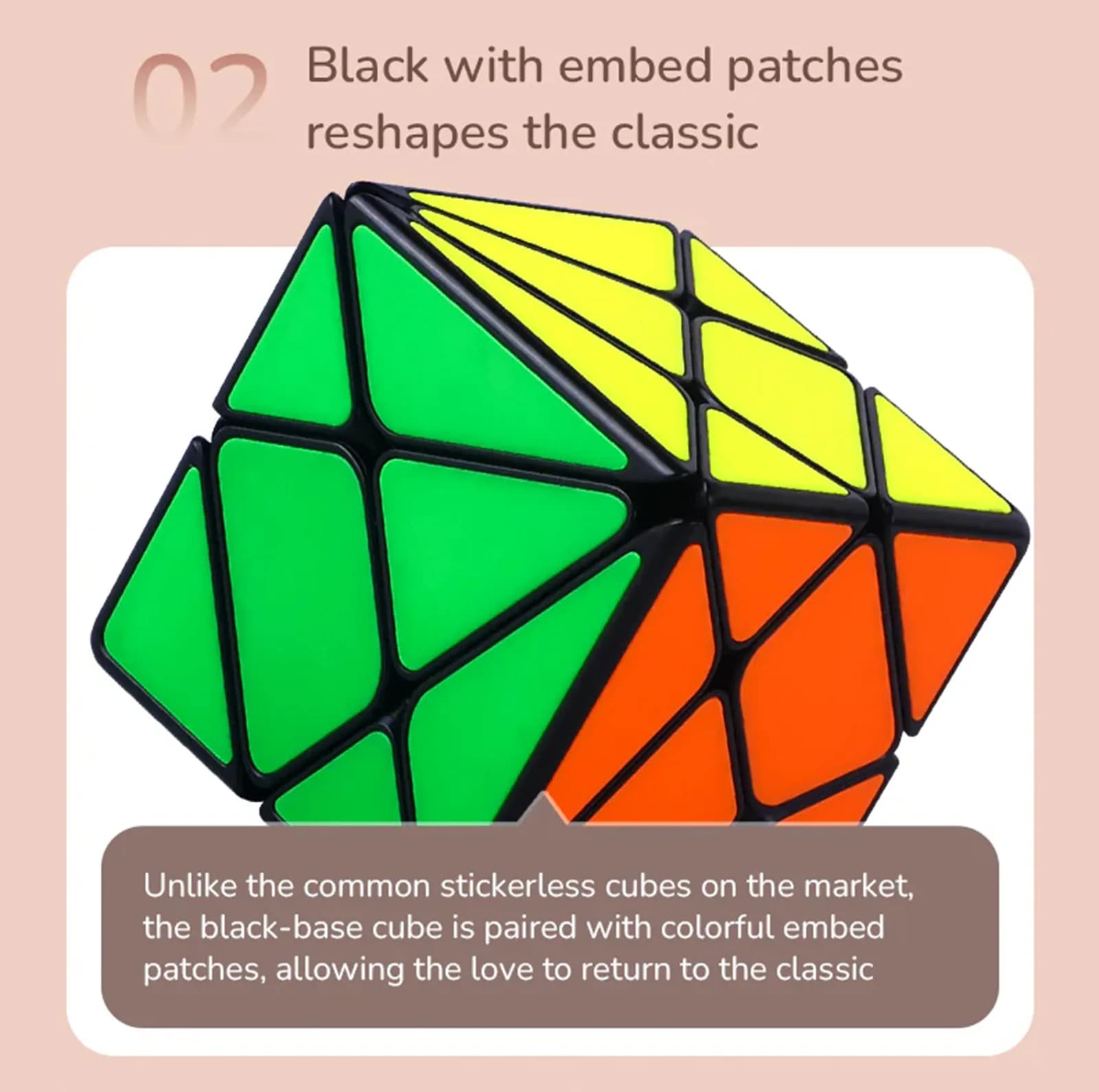 روبیک چی ای مدل اکسس اس کای وای تایل QY Axis Cube S Tiled — تصویر ۷