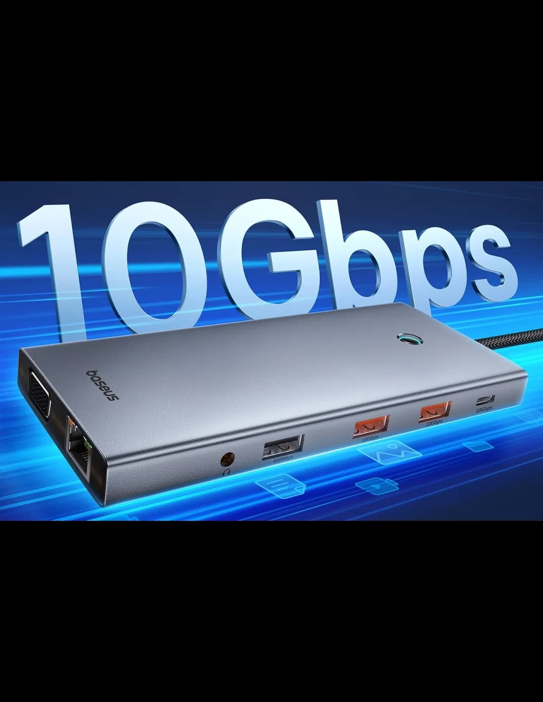 هاب 13 در 1 USB-C باسئوس مدل Baseus PortalJoy Series BS-0H119 — تصویر ۴