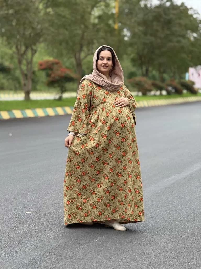 پیراهن بارداری چِرِم