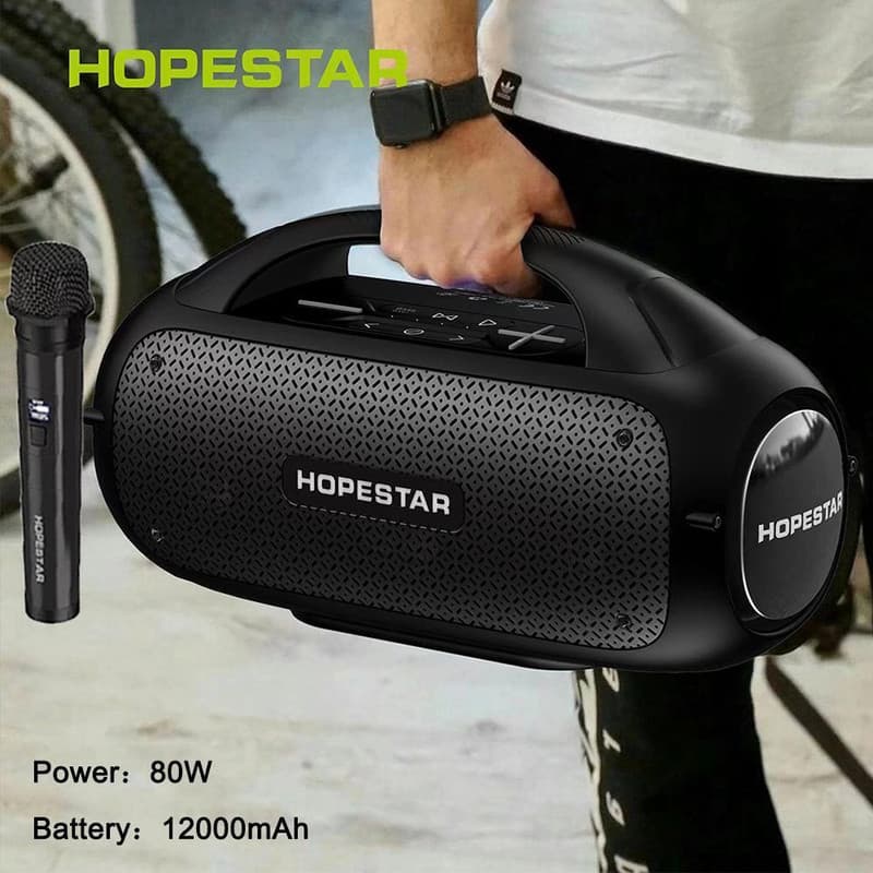 اسپیکر بلوتوثی قابل حمل هوپ استار مدل HopeStar A50 Party