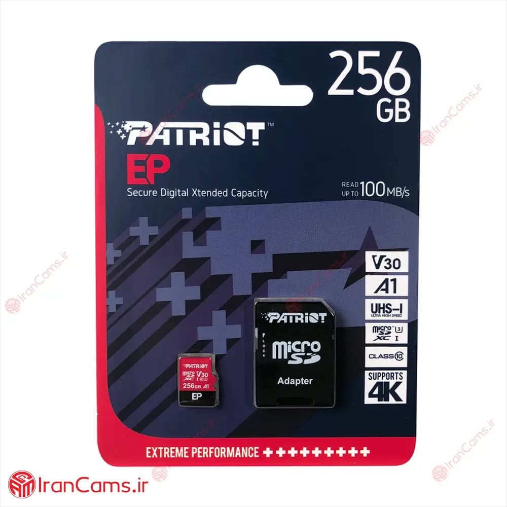 کارت حافظه میکرو اس دی 256 گیگابایت پاتریوت PATRIOT EP — تصویر ۲