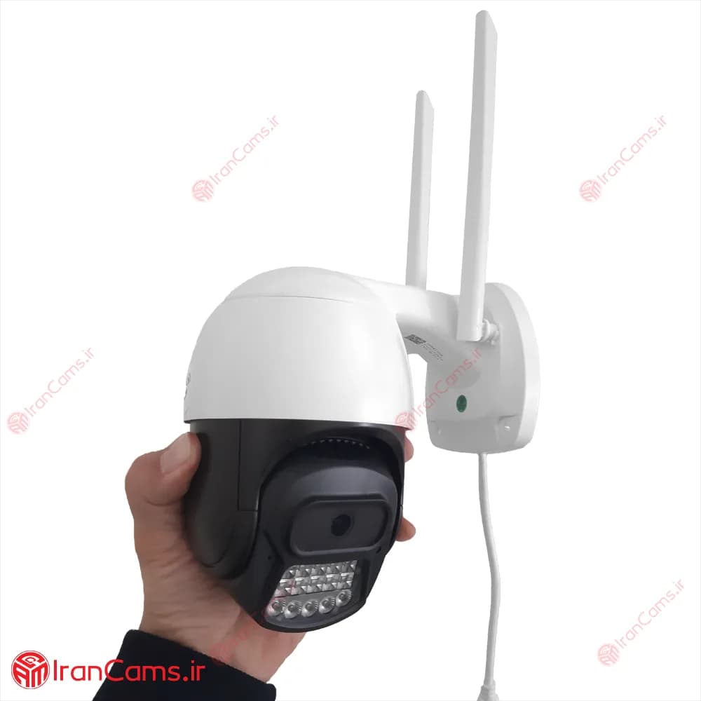 دوربین اسپید دام بیسیم سیمکارتی V380 Pro مدل P25 — تصویر ۳