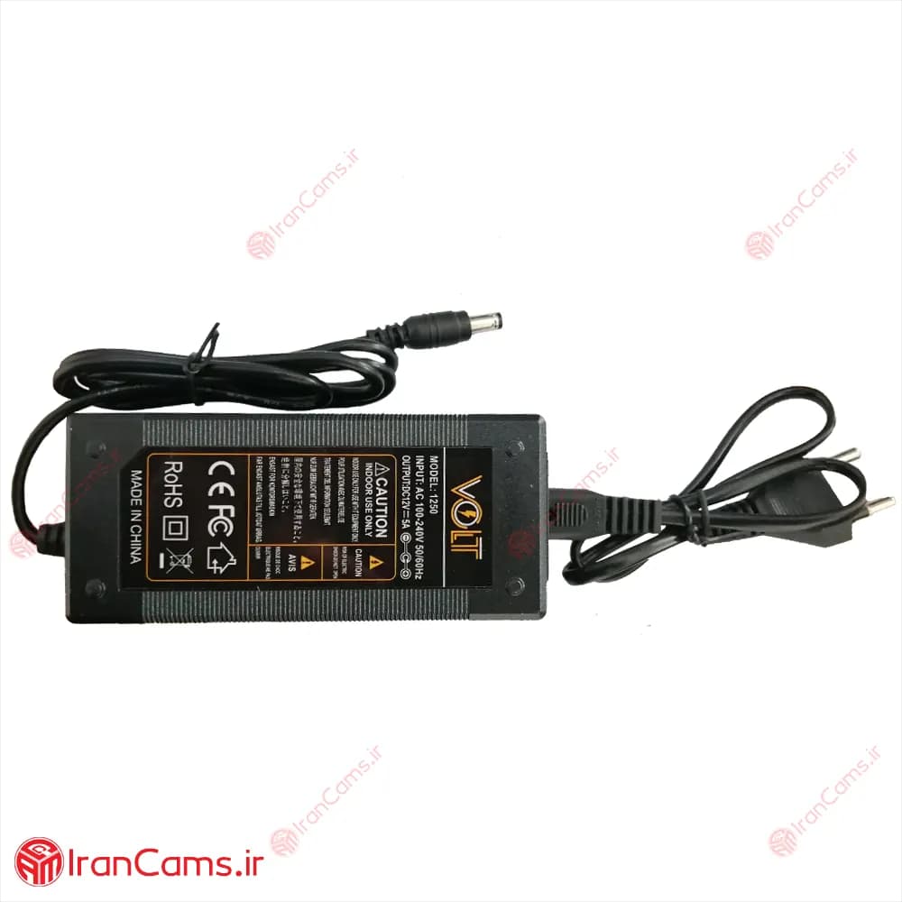 آداپتور 12 ولت 5 آمپر Volt مدل 1250