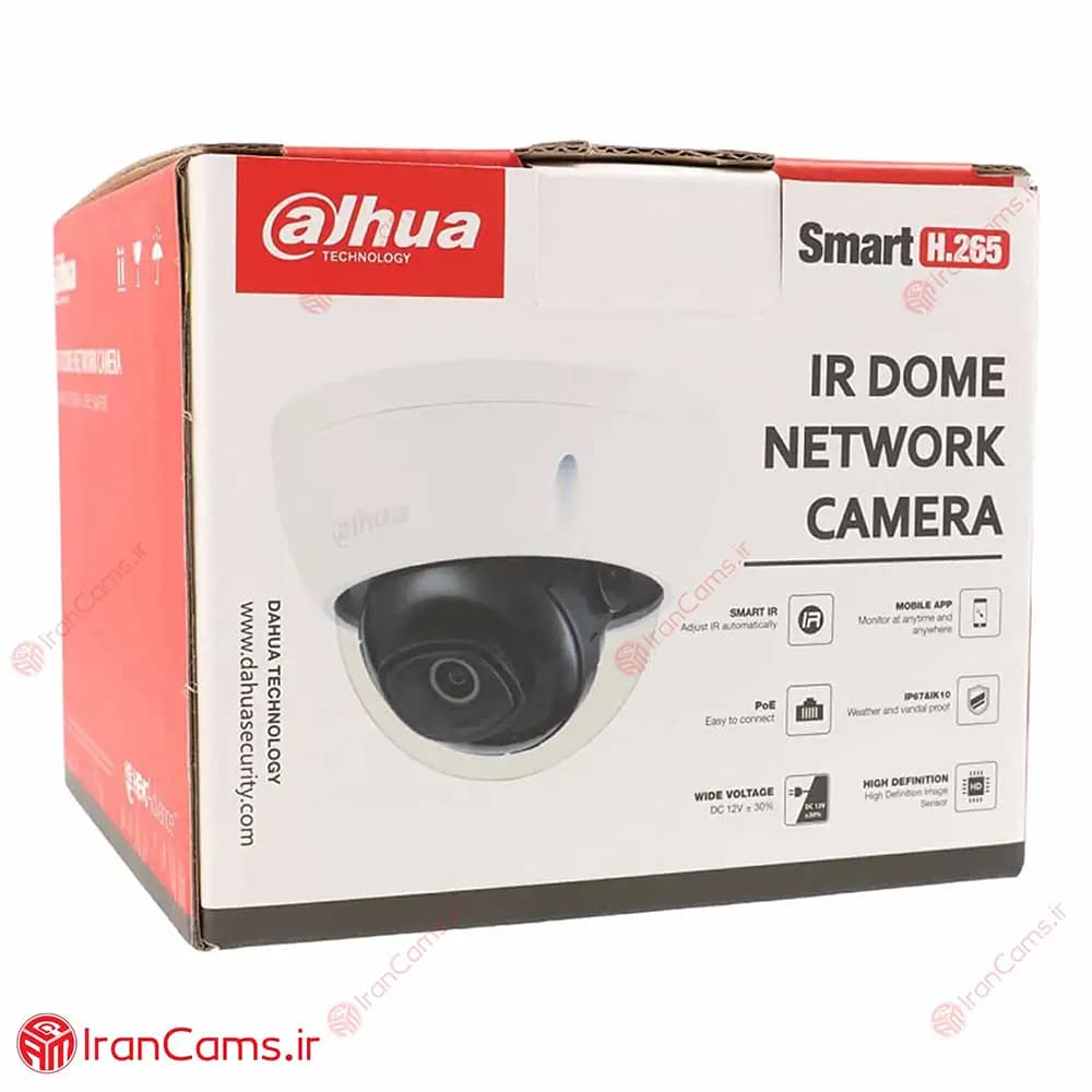 دوربین مداربسته IP دام 2 مگاپیکسلی داهوا DH-IPC-HDBW2231EP-S — تصویر ۵