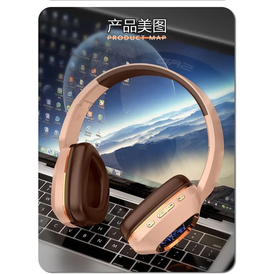 هدفون بلوتوثی رم خور QYS QYS-V7Q — تصویر ۴