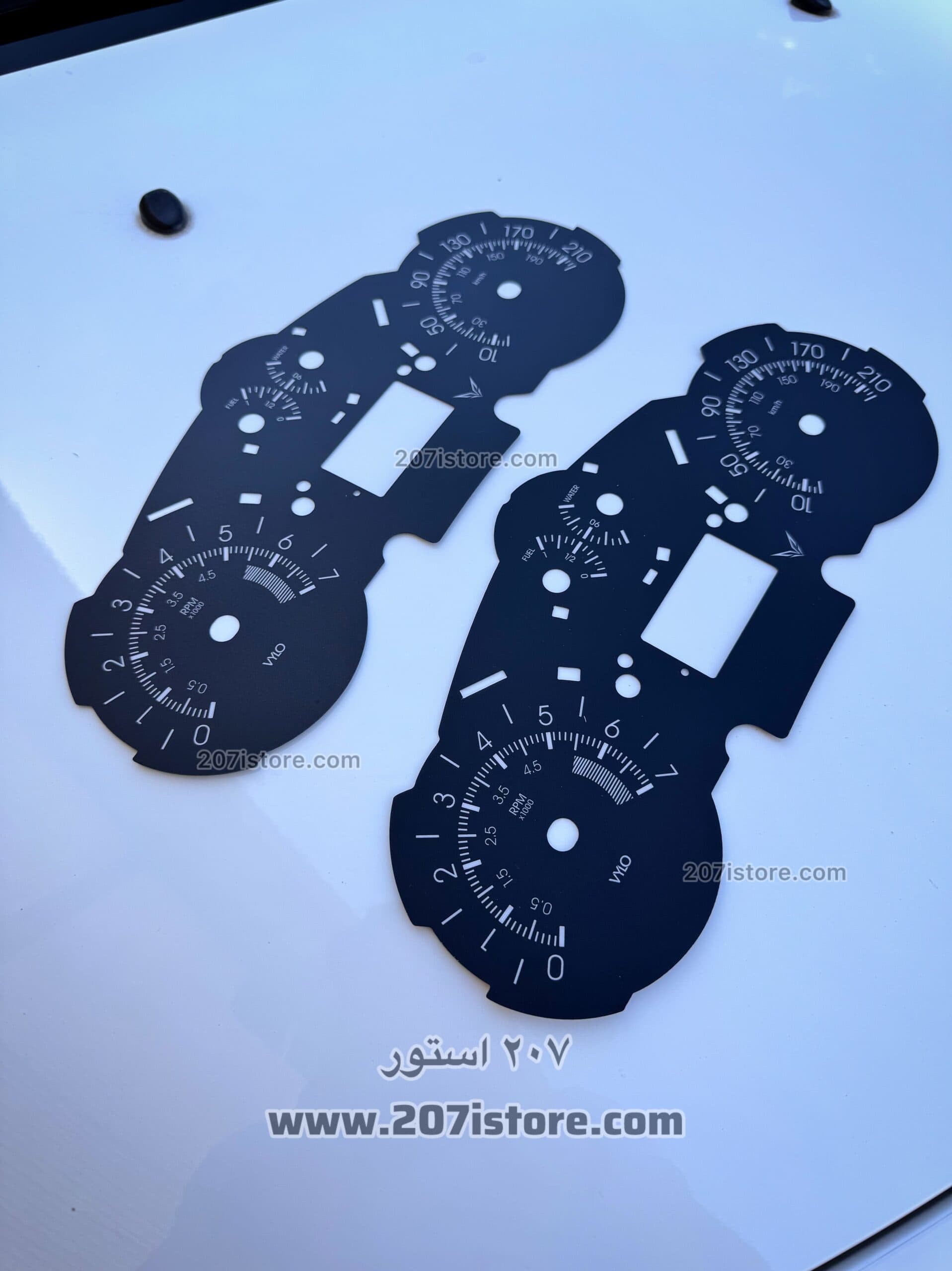 صفحه کیلومترBLACK MONO پژو 207 — تصویر ۳