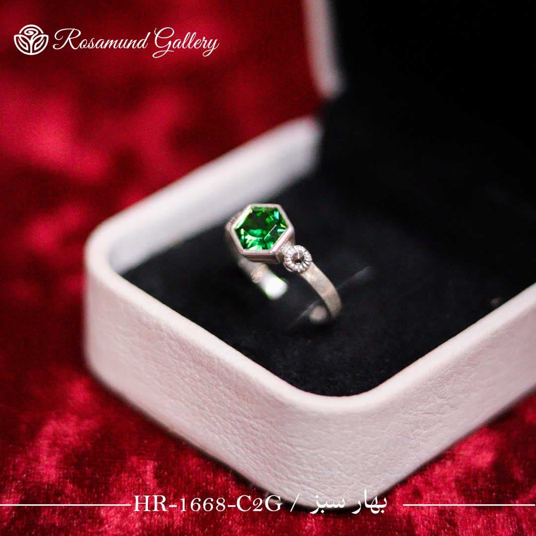 انگشتر بهار سبز HR-1668-C2G — تصویر ۲