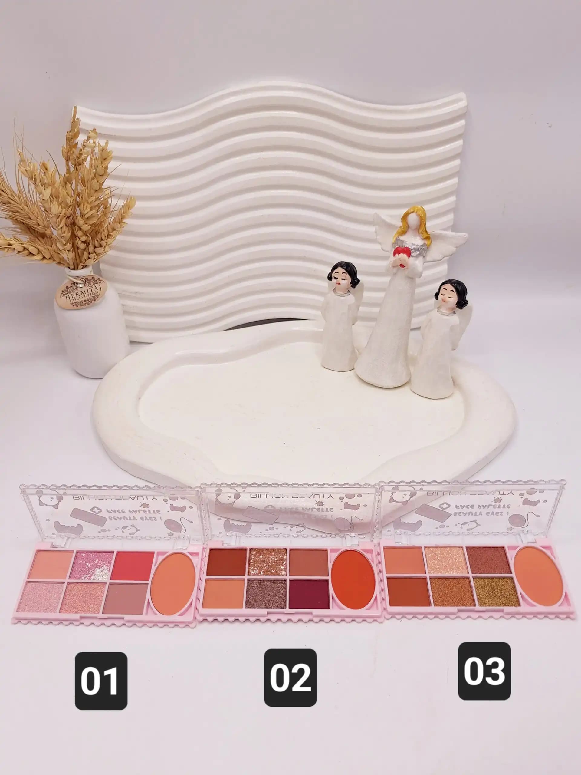 پالت سایه چشم و رژ گونه BILLION BEAUTY کد 10044