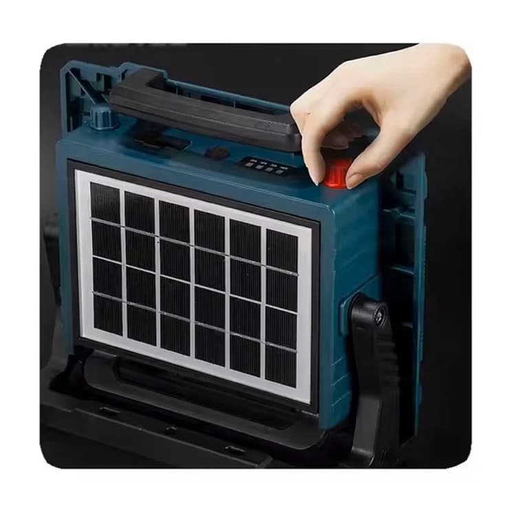 پرژکتور شارژی خورشیدی 800 وات مدل W8121_3 — تصویر ۷