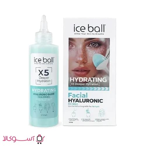 ژل آبرسان قوی آیس بال مدل hyaluronic (آبی) حجم 212 میل — تصویر ۲