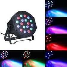 رقصنور دیسکویی مدل LED FLAT PAR LIGHT — تصویر ۳