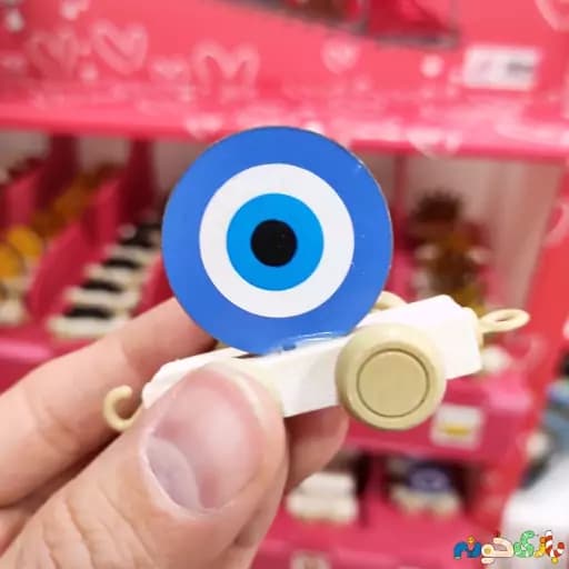 قطار چوبی حروف شرکت سوغات ایرانی چوب روس با کیفیت تکی تمام حروف — تصویر ۳