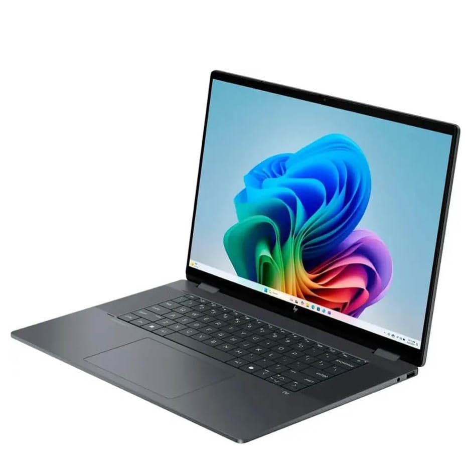 لپتاپ 16 اینچی اچپی مدل OmniBook X Flip 16-as0023dx، پردازنده Core Ultra 7-256V، رم 16 گیگابایت LPDDR5X، حافظه SSD با ظرفیت 1 ترابایت، نمایشگر لمسی چرخش 360 درجه و پشتیبانی از قلم، سیستم عامل ویندوز — تصویر ۸