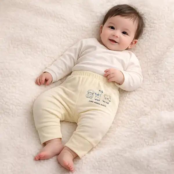 شلوار نوزاد طرح زرافه آدمک