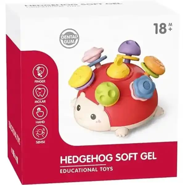 دندان گیر و جغجغه نوزاد برند hedgehog کد YL 1022-29 — تصویر ۳