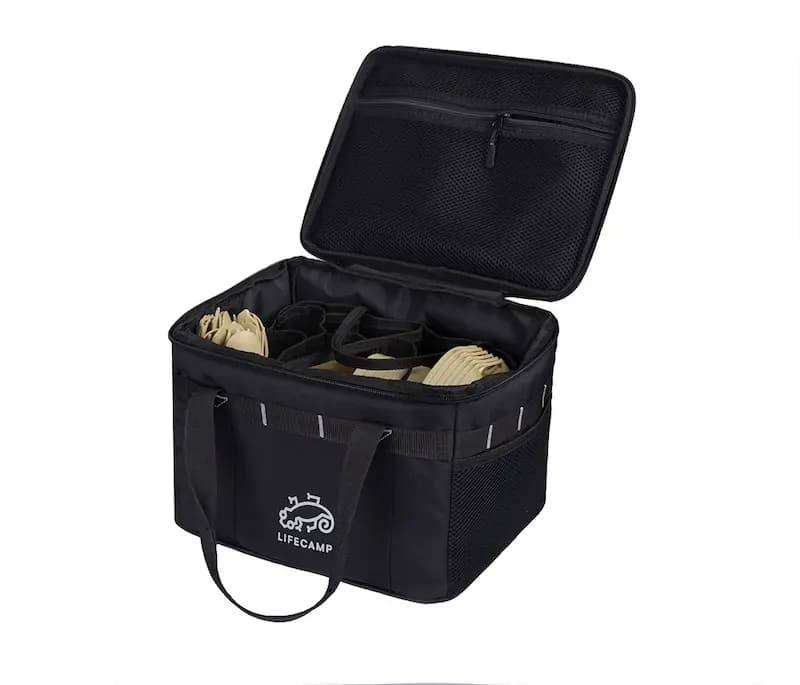 کیف پیکنیک 44 تکه لایف کمپ مدل TRAVEL KIT — تصویر ۵