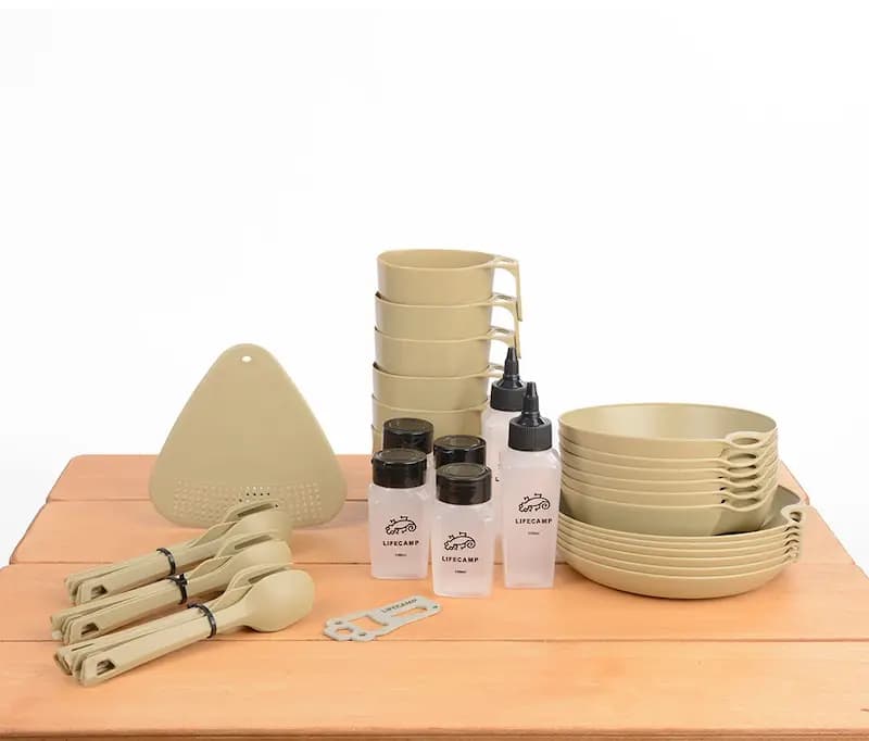 کیف پیکنیک 44 تکه لایف کمپ مدل TRAVEL KIT — تصویر ۳