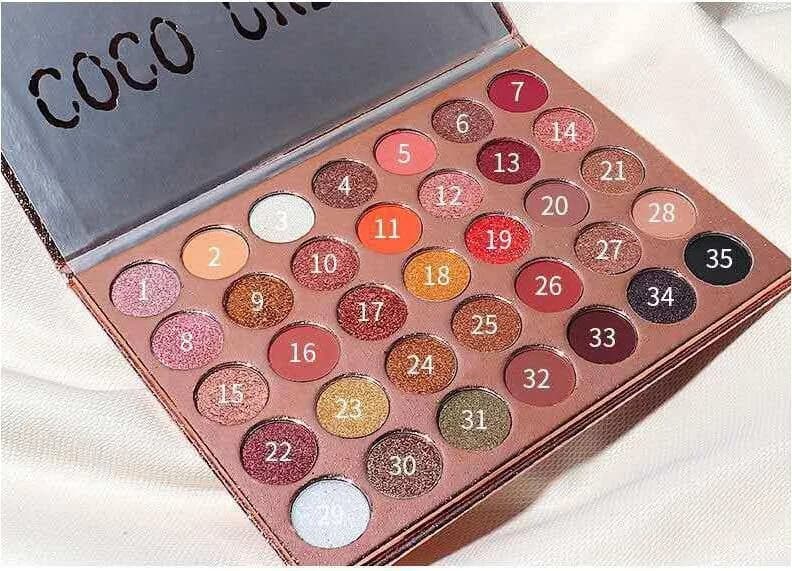 پالت سایه چشم 35 رنگ coco urban — تصویر ۳