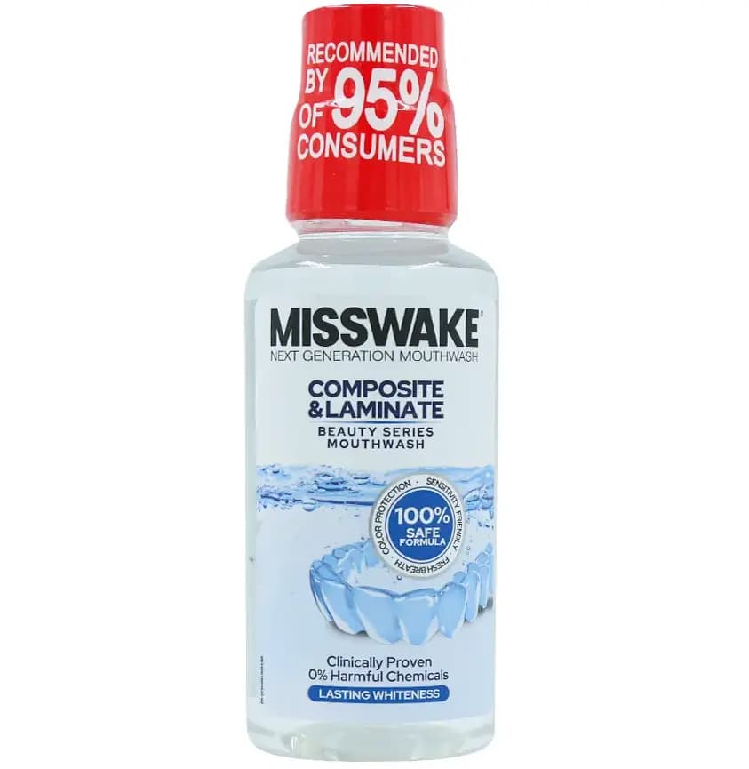 دهانشویه مخصوص کامپوزیت و لمینت میسویک | 400ml