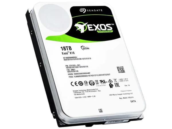 هارد دیسک اینترنال سیگیت مدل EXOS X18 ST18000NM004J ظرفیت 18 ترابایت — تصویر ۴