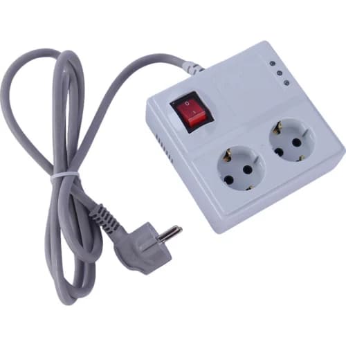 محافظ برق یخچال و فریزر 2 خانه ارت دار پارت الکتریک 2867 با کابل 1.8 متری — تصویر ۵