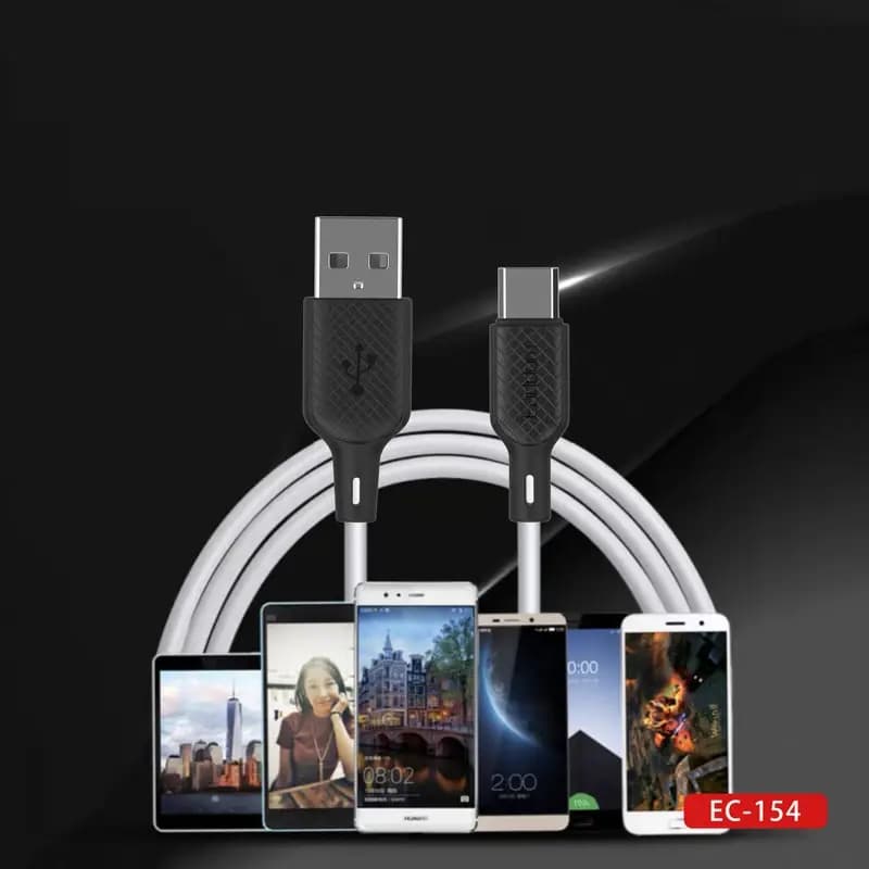 کابل تبدیل USB به USB-C ارلدام مدل EC-154C طول 1 متر — تصویر ۲