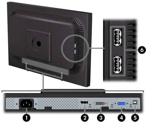 مانیتور HP Compaq LA1905wg (استوک اروپا) — تصویر ۸