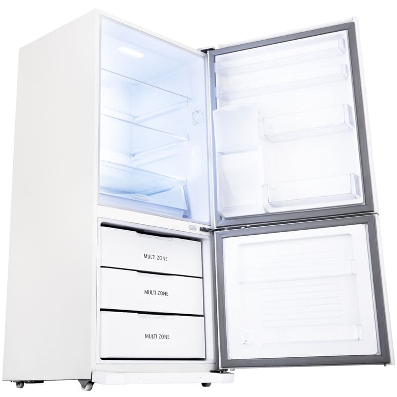 یخچال فریزر پایین اسنوا 26 فوت سری راشین هوشمند سفید چرمی مدل SBDI-L300LW — تصویر ۲