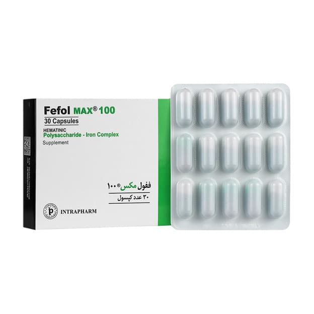 کپسول ففول مکس 100 اینترافارم (Intrapharm) ۳۰ عددی