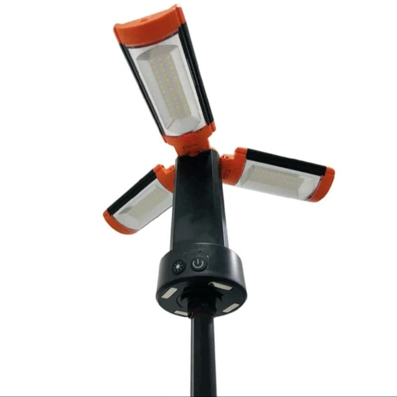 چراغ کمپینگ پایه دار شارژی تاشو ضدآب + پاوربانک | 2500 لومن | Portable Camping Light with Stand,Camping Lights Rechargeable — تصویر ۳