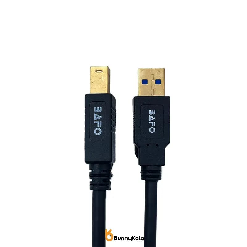 کابل پرینتر USB 3.0 بافو مدل گلد طول 2 متر