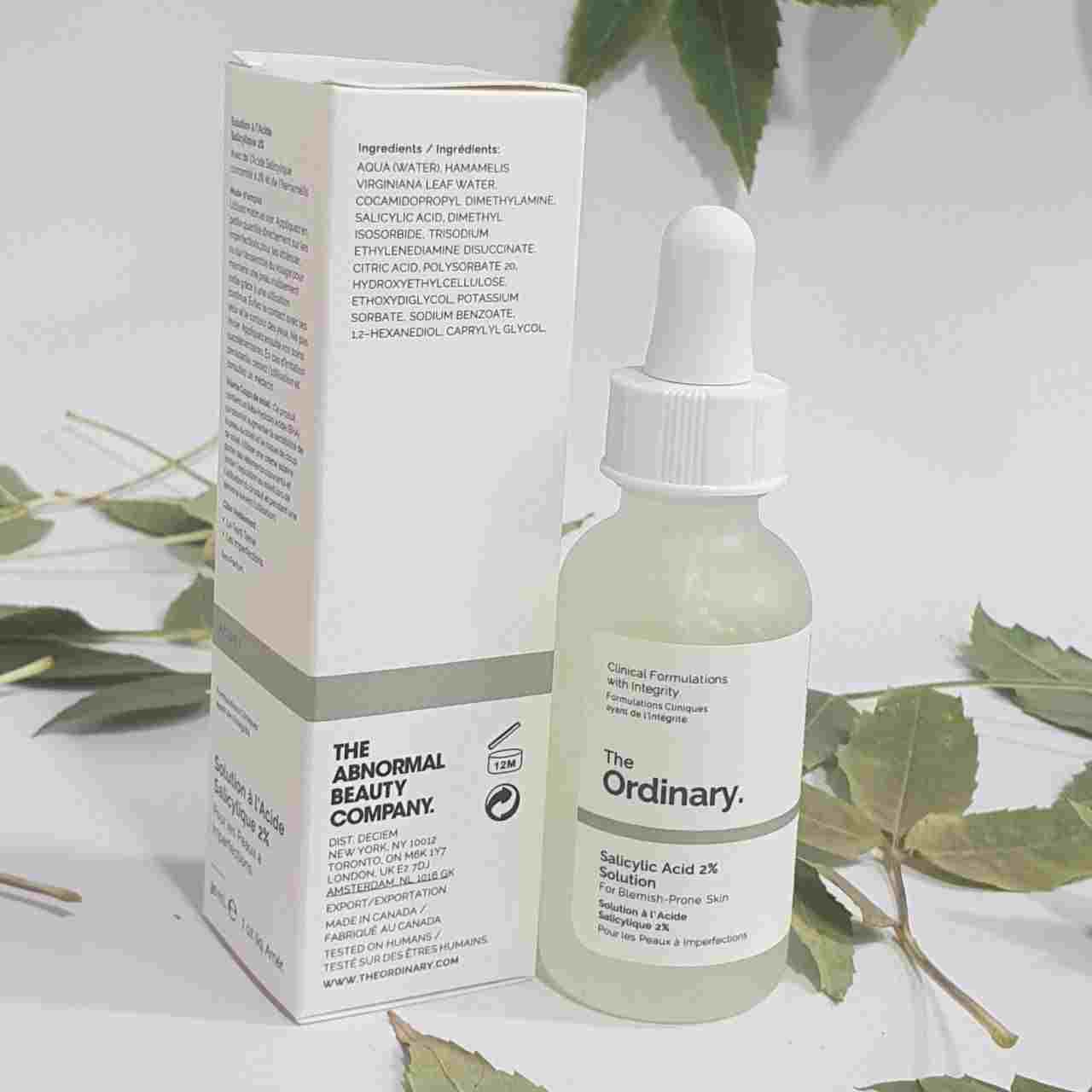 سرم سالیسیلیک اسید 2% اوردینری لایه بردار و جمع کننده منافذ حجم ۳۰ مل