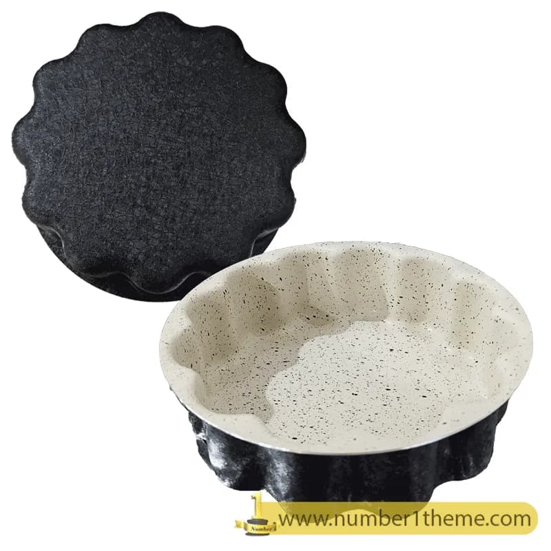 قالب کیک شارلوت تفلون گرد کف صاف (کد 1036)