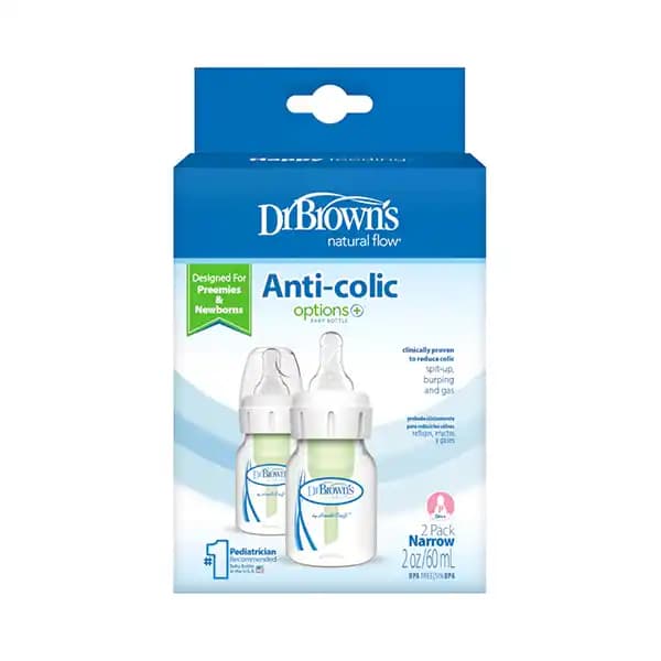 شیشه شیر طلقی 2 عددی برند دکتر براونز dr browns — تصویر ۴