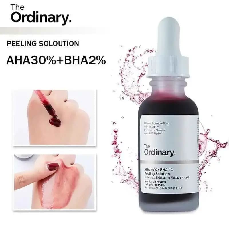 سرم درمانی ضد جوش و لایه بردار AHA و BHA n عصاره تمشک 30 میل — تصویر ۳