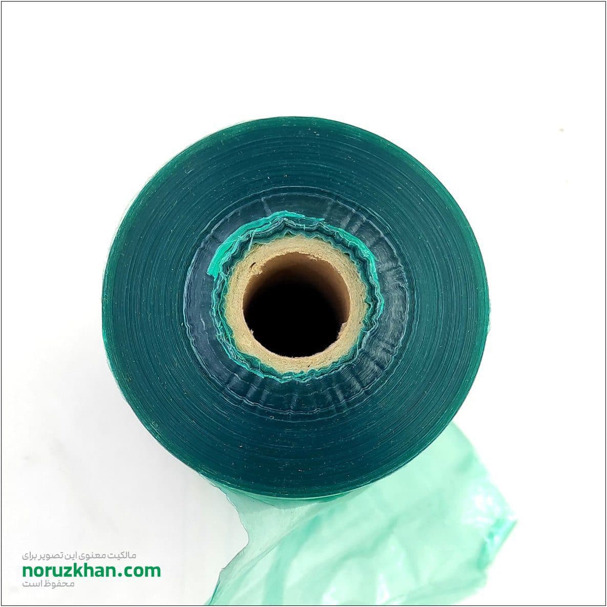 سلفون استرچ صنعتی سبز رنگ | عرض 15 سانت طول 250 متر — تصویر ۳