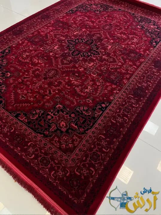 فرش 700 شانه ارزان قیمت لاکی طرح آسو — تصویر ۲