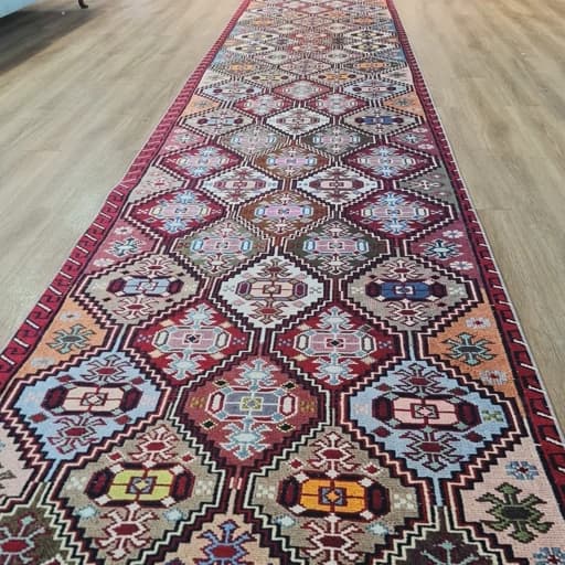 فرشینه باشگاه راهرویی و کناره 1 در 3 طرح هندسی کد Roll 94(پس کرایه) — تصویر ۳