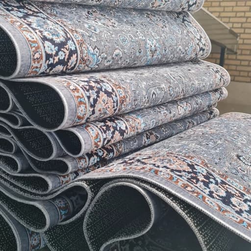 فرشینه باشگاه راهرویی و کناره 1 در 3 طرح طوسی ذغالی کد Roll 107(پس کرایه) — تصویر ۳